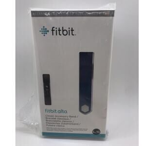 Fitbit Alta CLASSIC ACCESSORY BAND Navy Size L/G Large Replacement NEW